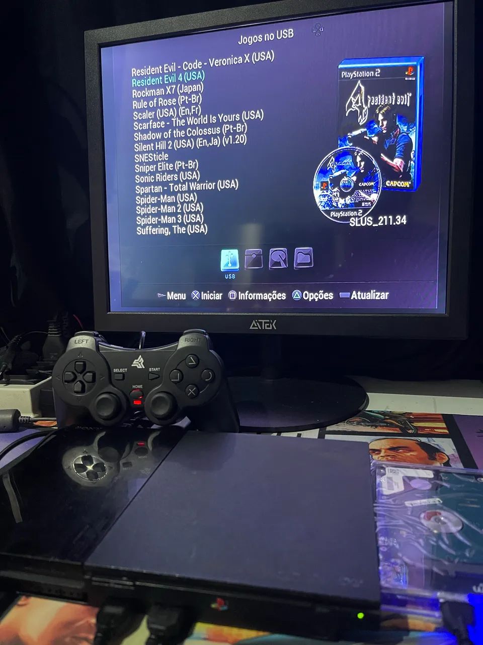 Ps2 + 100 Jogos - Foto 3