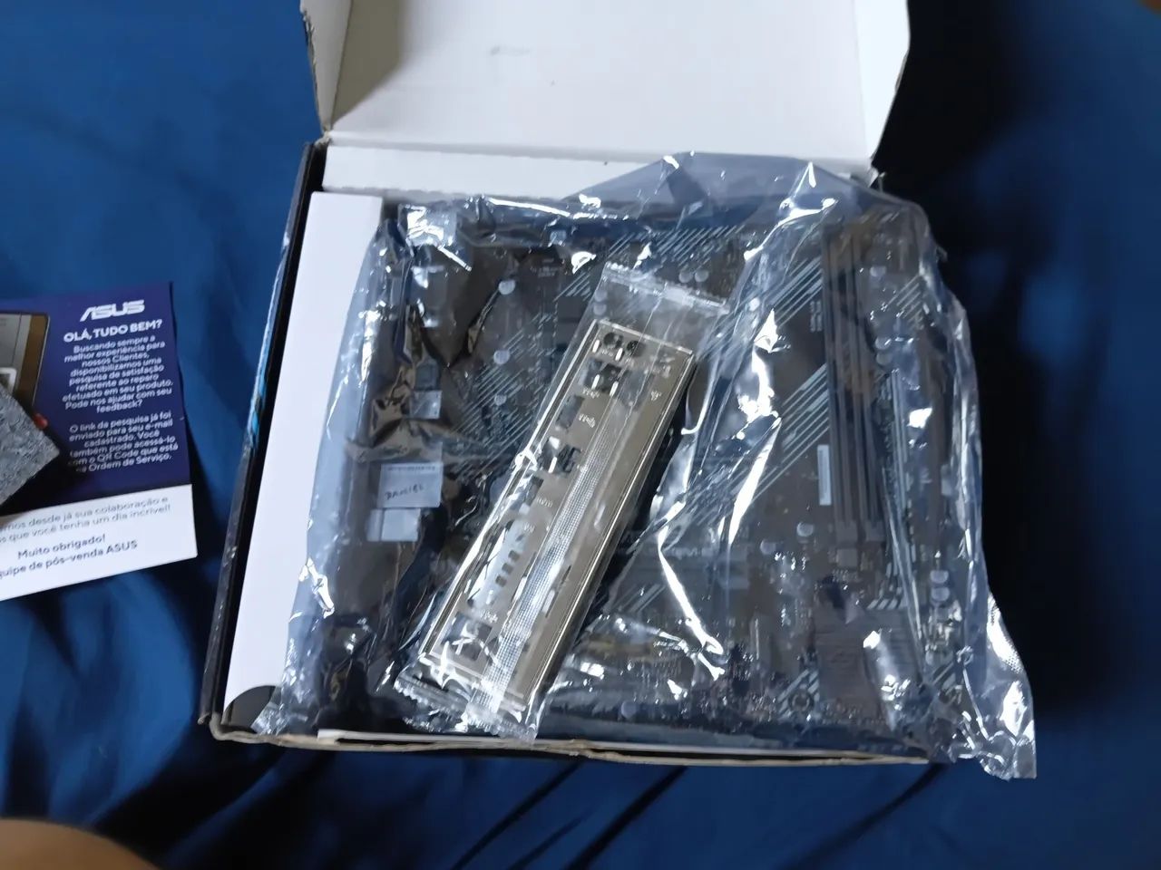Placa-mãe Asus Prime A520m-e DDR4 - Estado De Nova - Foto 4