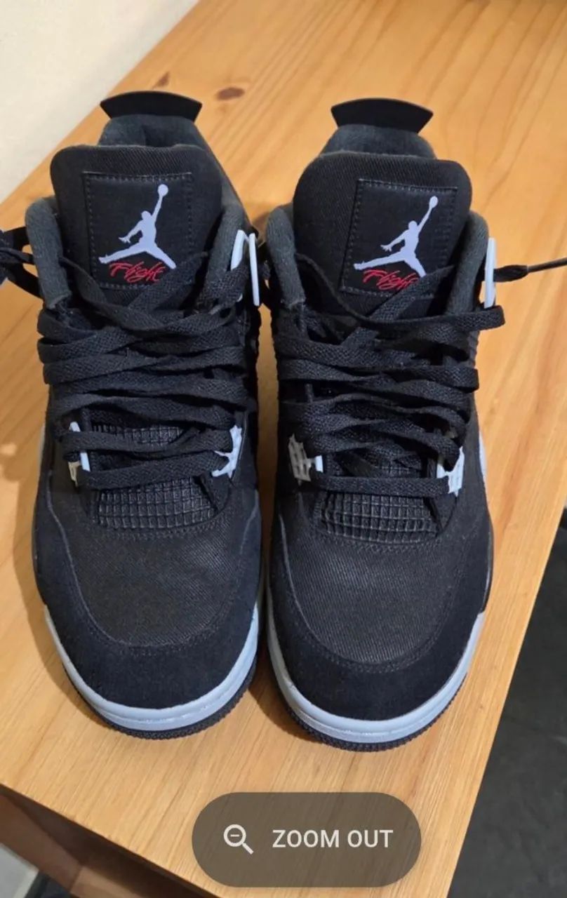 Tênis Air Jordan 4 SE Black Canvas - Foto 2