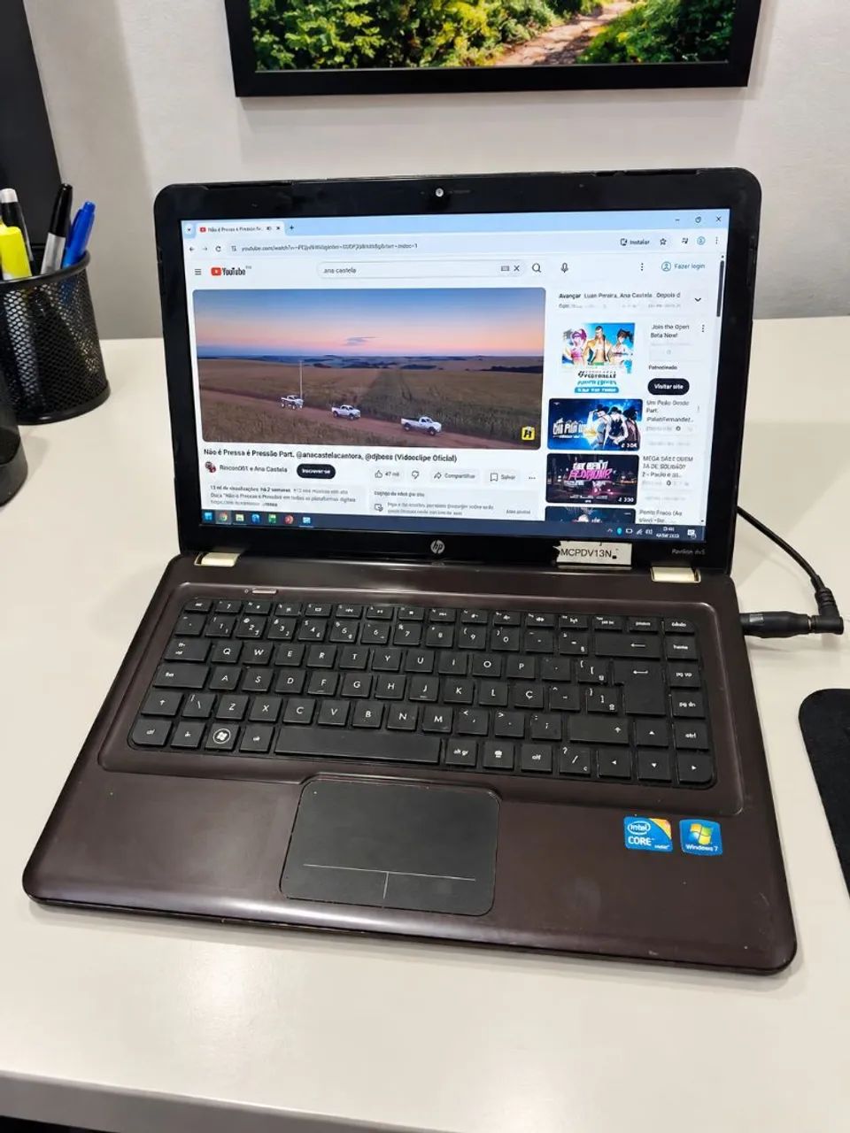 Notebook Hp i3 || tela grande / formatado / rapido - Foto 2