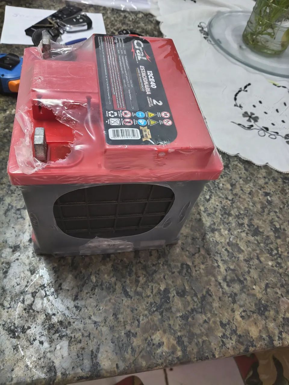 Bateria estacionária 40ah Cral 12v - Foto 2