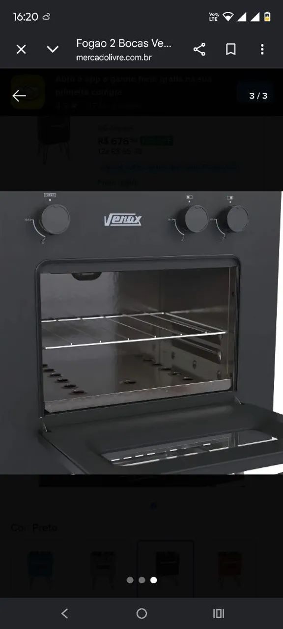 Fogão venax mini 2 bocas - Foto 2