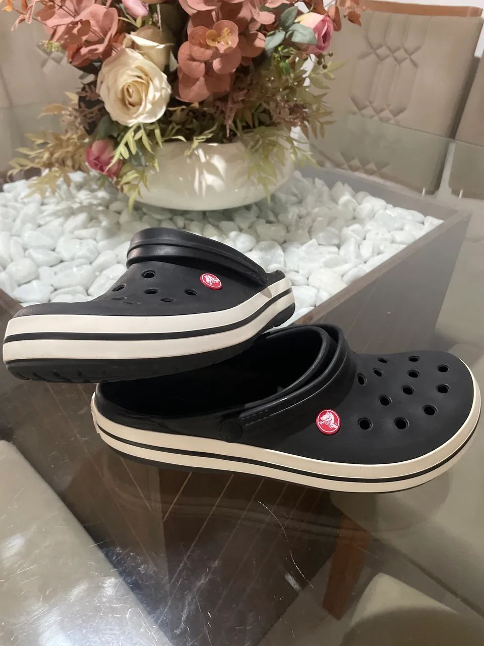 Crocs Preta Tamanho 40 Original - Foto 3