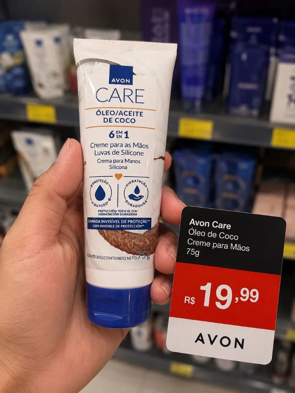 Creme para as mãos avon
