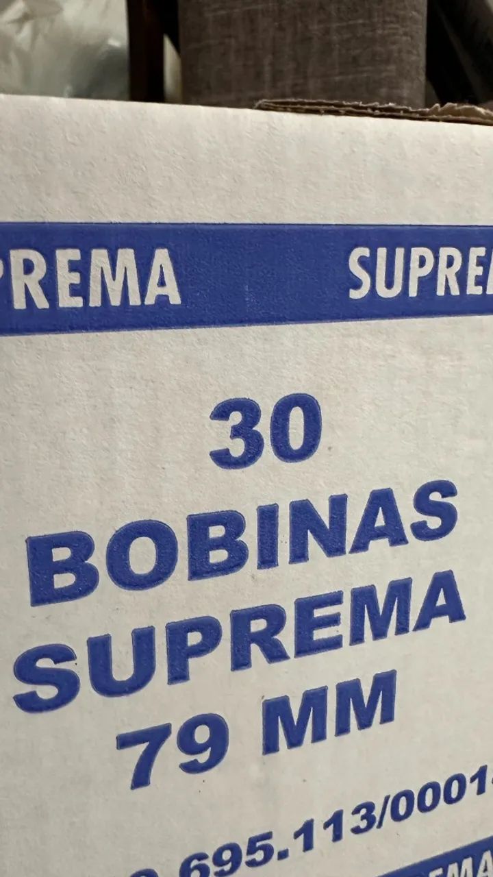 Bobina Térmica Branca 79x30 PDV Cupom Fiscal - 2 caixas fechadas Total 60 Bobinas + brinde - Foto 4