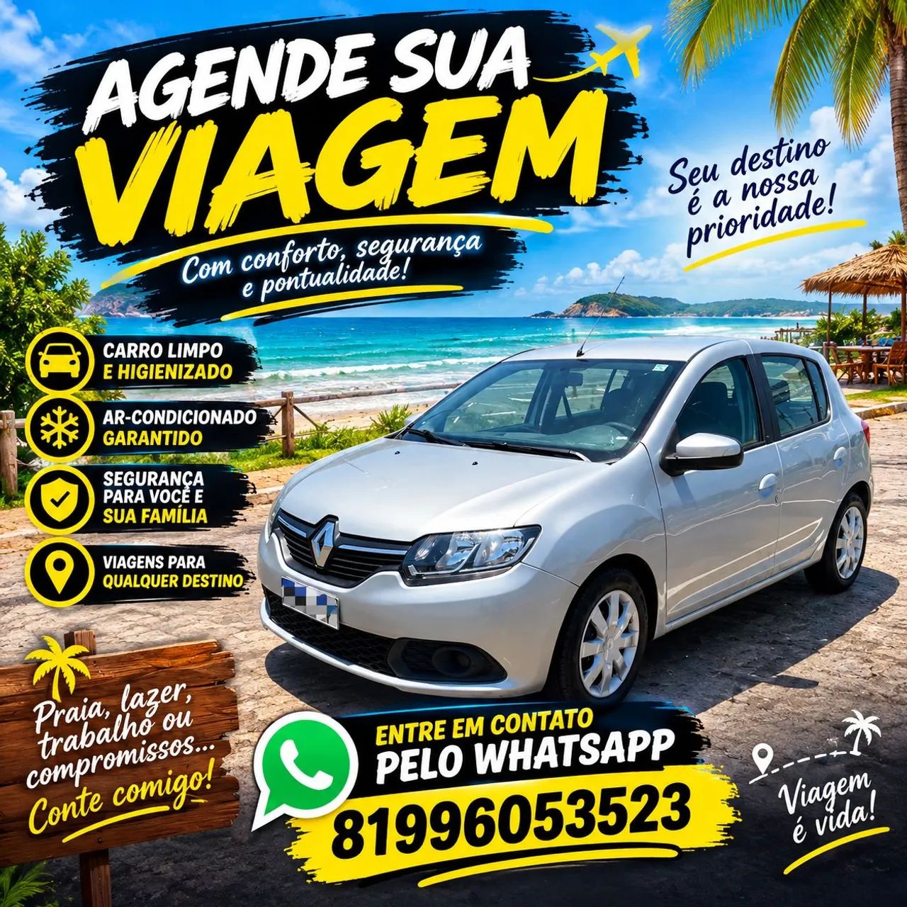 Agende sua viagem 