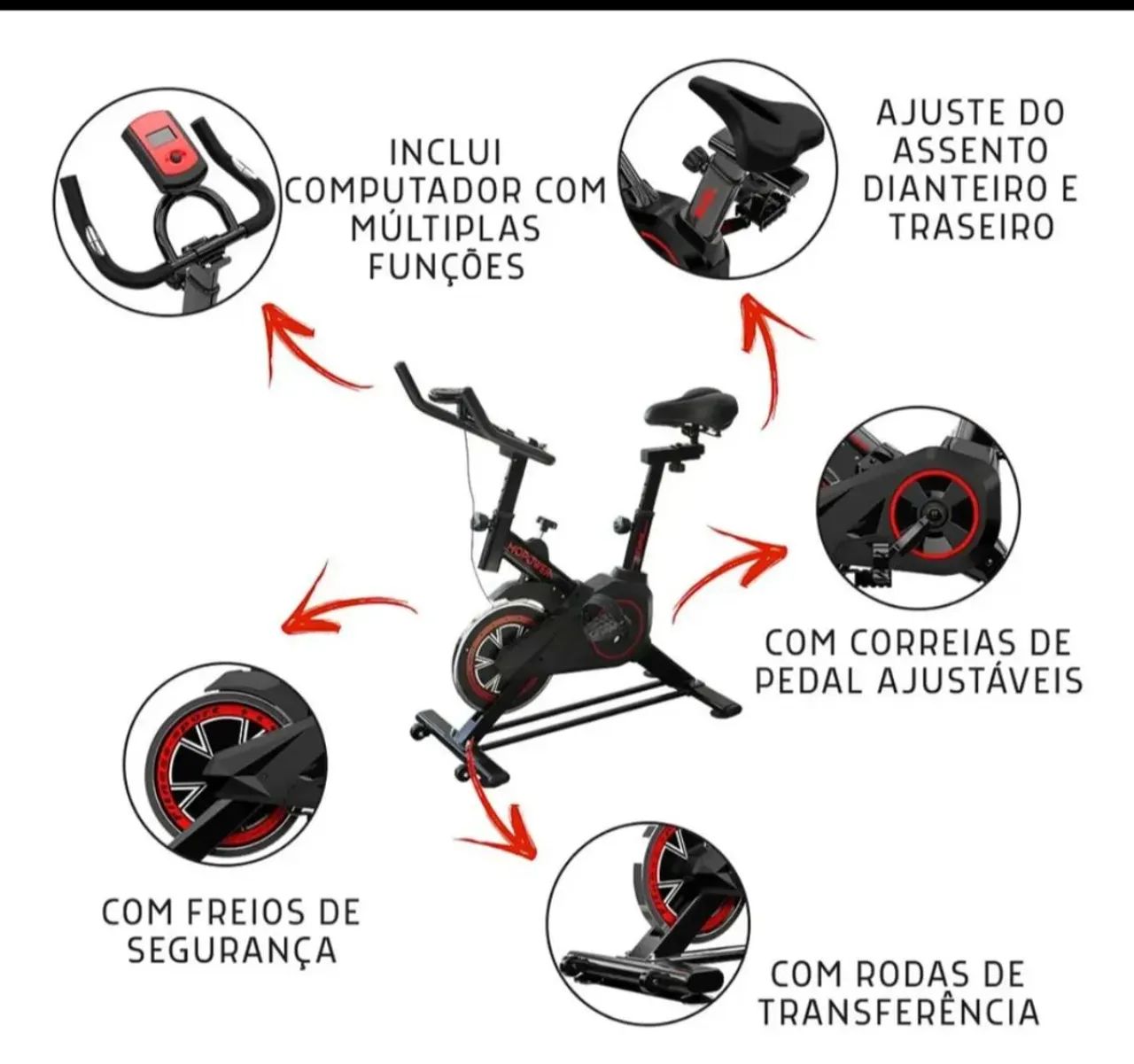 Bicicleta ergom étrica zero  - Foto 2