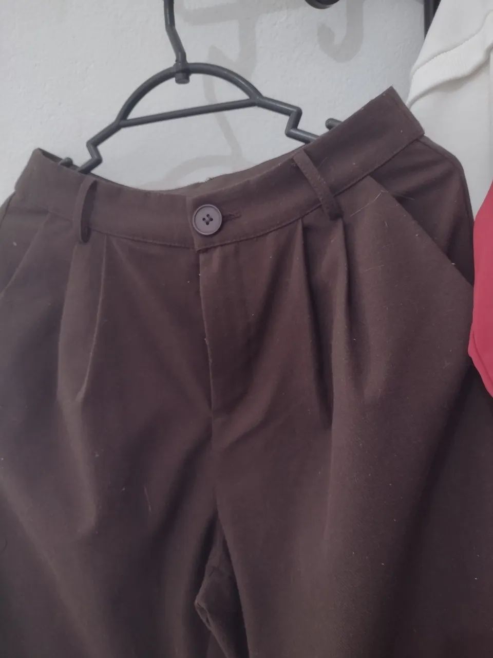 Calça marrom de alfaiataria  - Foto 3