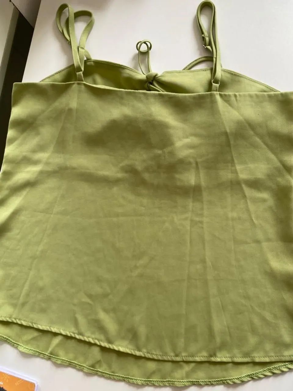 Blusinha verde amarração  - Foto 4