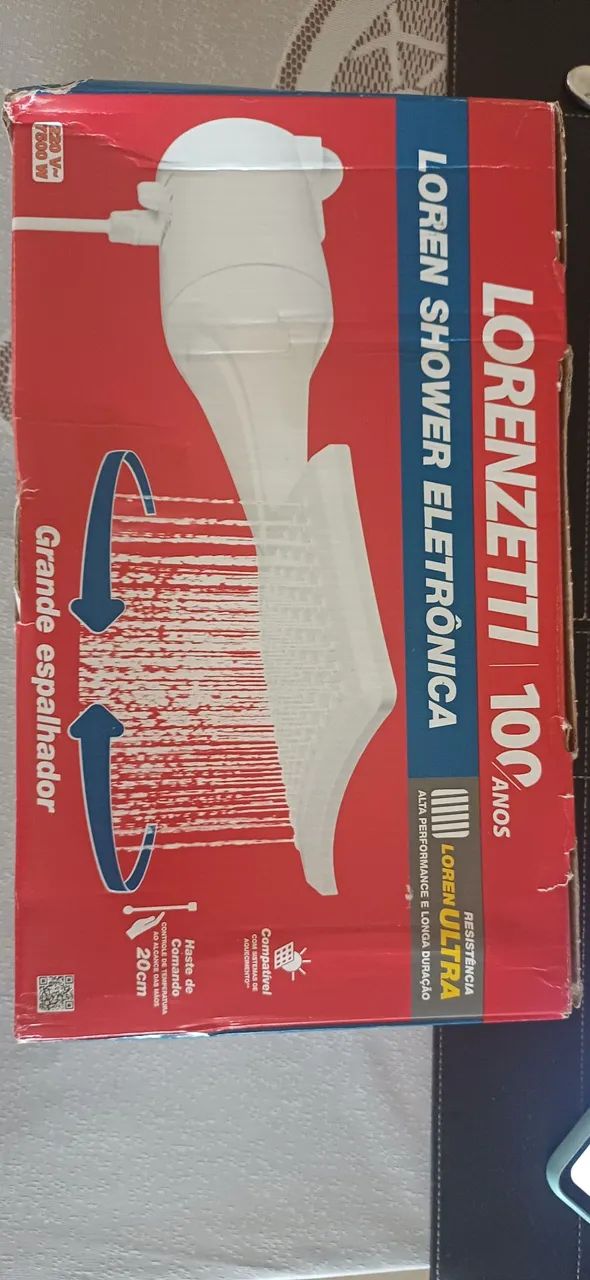 Chuveiro Lorenzetti Lorem Show era Eletrônicos 7.500 w