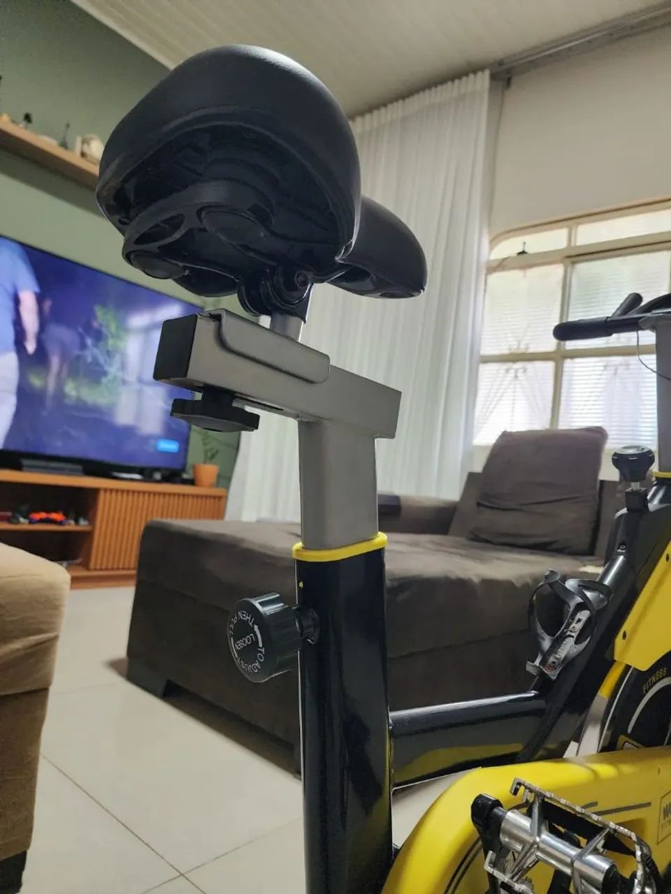 Bicicleta ergométrica wtc fitines 13gk inércia nova - Foto 2