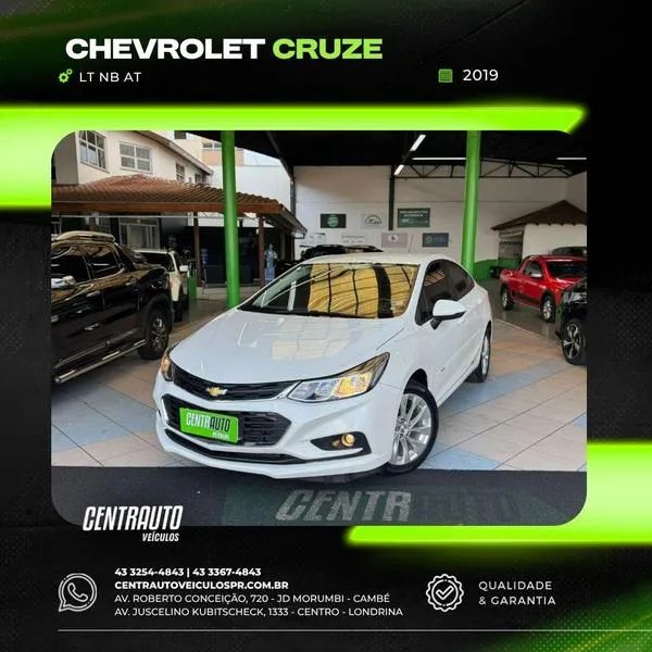 Chevrolet Cruze CRUZE LT 1.8 16V FlexPower 4p Aut. 2019