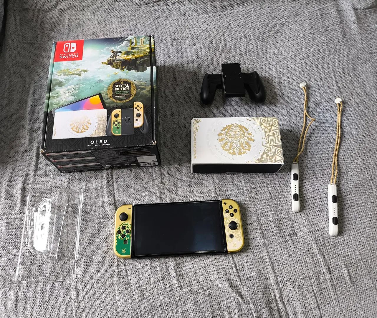 Nintendo Switch Oled Edição Zelda desblqd completo