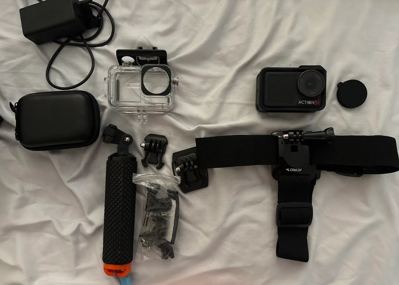 Câmera DJI Osmo Action 5 PRO com acessórios  - Foto 5