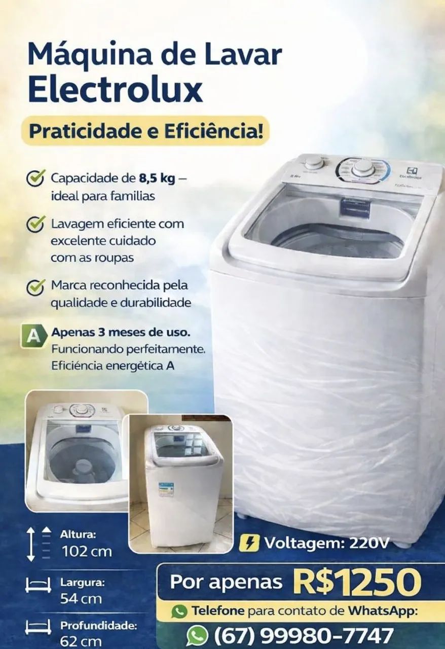 MÁQUINA DE LAVAR ROUPA  - Foto 5