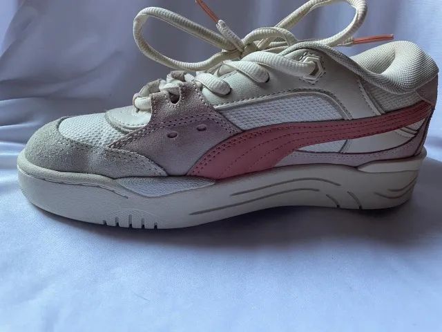 TÊNIS PUMA 180 ROSA E BRANCO NOVO