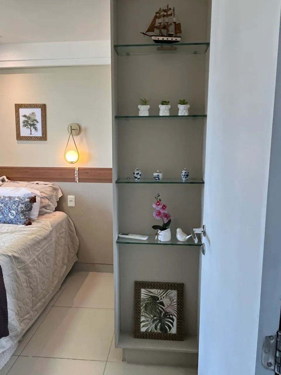 Alugo apartamento mobiliado com vista mar - Foto 5