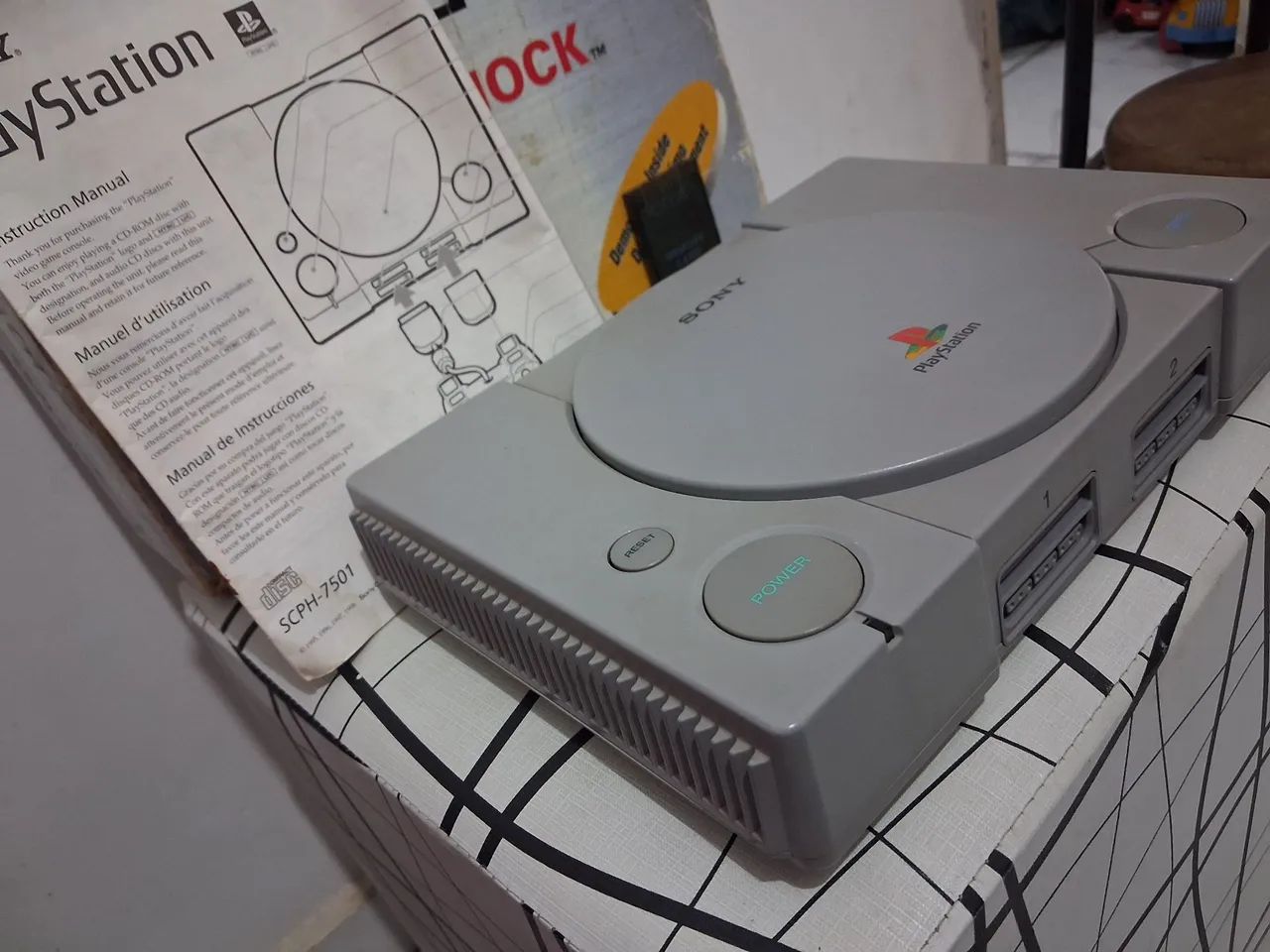 Playstation 1 FAT Leitor bom - Foto 3