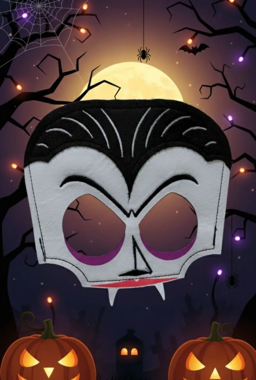 Máscara infantil de vampiro