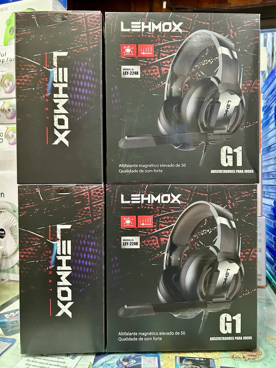 Fone gamer Lehmox HyperGT