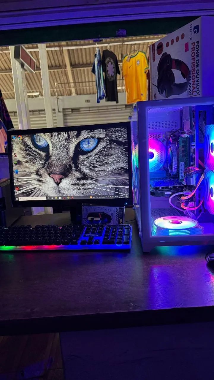 Computador Gamer completo i5 16 tela 22"gb  - Foto 2