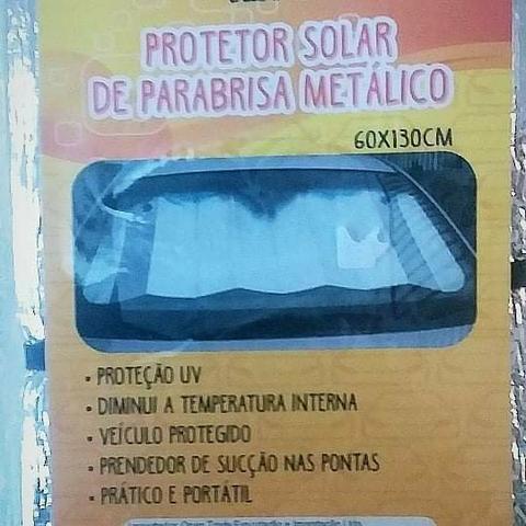 Protetor Solar de parabrisa Metálico