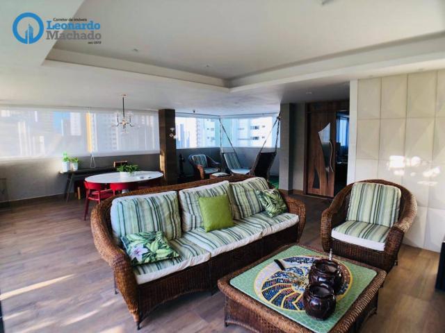 Apartamento Cobertura com 4 dormitórios à venda, 346 m² por R$ 2.500.000 - Meireles - Fort - Foto 13