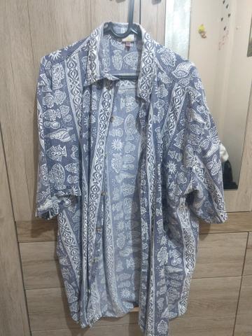 Camisa de botão estampada - Foto 2