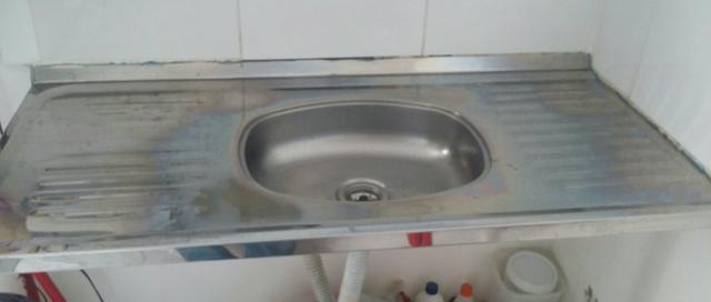 Pia de Inox 1,50m semi-nova - Foto 2