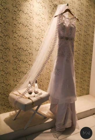 Vestido de Noiva + Véu