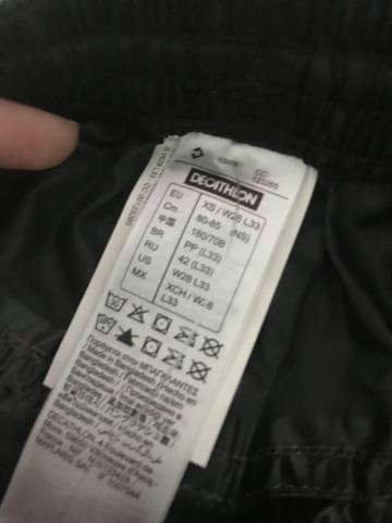 Calça sintética decathlon