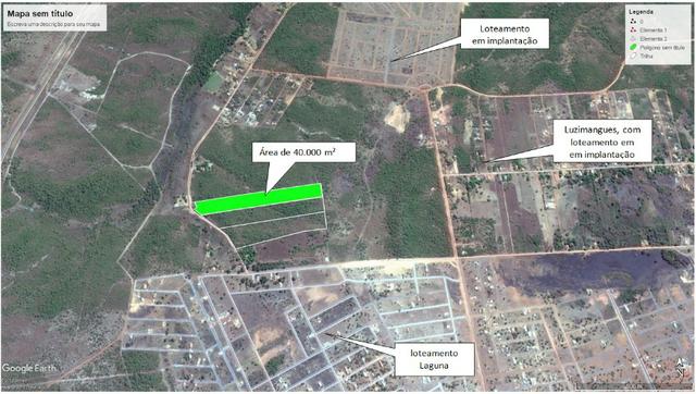 Área de 40.000 m² - área para se abrir 75 lotes com 260 m² - Foto 2