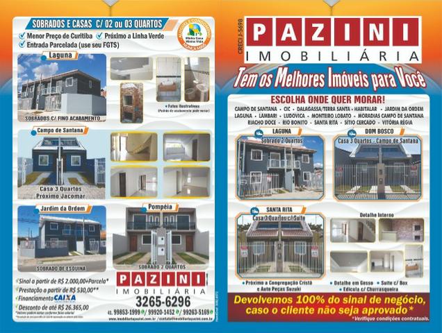 EC-Casas Use seu FGTS-Tatuquara/Campo de Santana/Rio Bonito-Imobiliaira Pazini