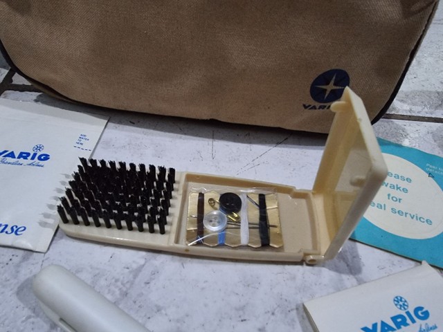 Kit Nécessaire de Bordo Varig Anos 80 completo original - Foto 5