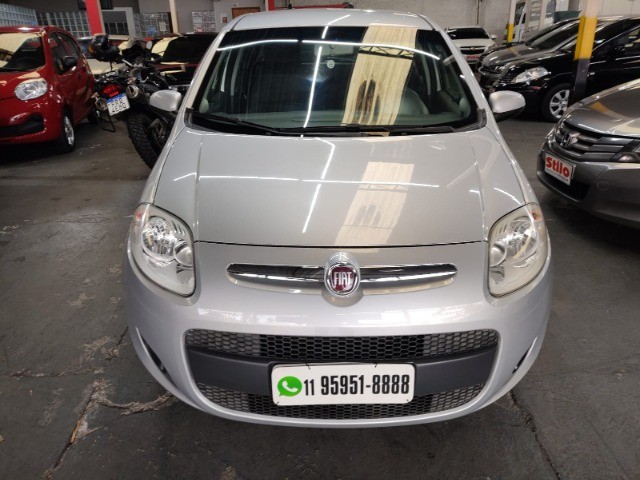 PALIO ATTRACTIVE 1.0 EVO FLEX 2013 PRATA UN DONA COMPLETO