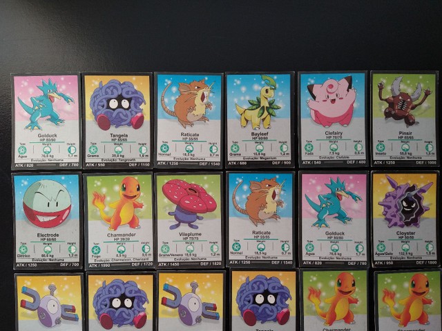 22 Cartas Pokémon Go - Cards Games