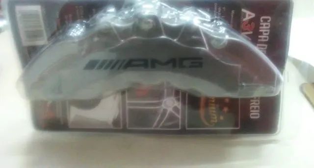 capa pinca freio tras mercedes amg cinza