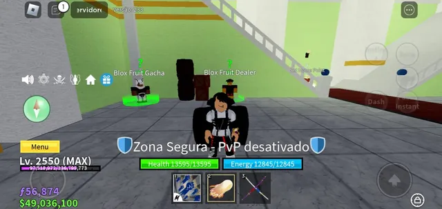 Conta de Blox Fruits  Jogo de Computador Roblox Nunca Usado