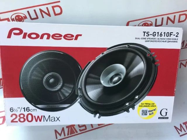 embalagem pioneer ts-g1610f-2 6' polegadas com ferragem e fiaçao.