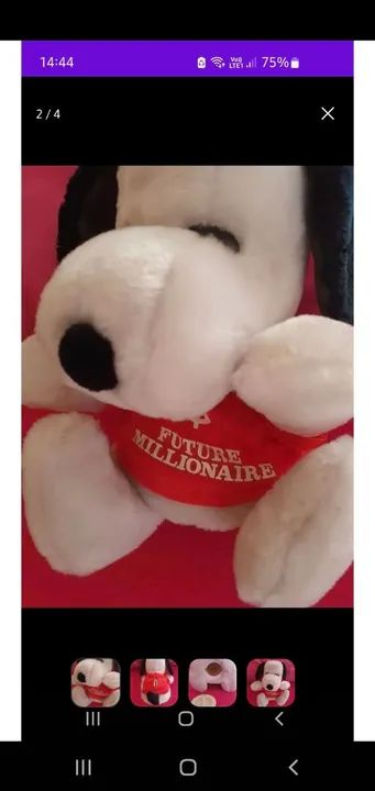 Snoopy pelucia cofrinho - Foto 4