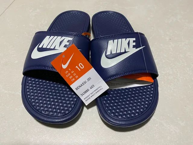 Chinelo Nike Benassi 42 Azul - Foto 2