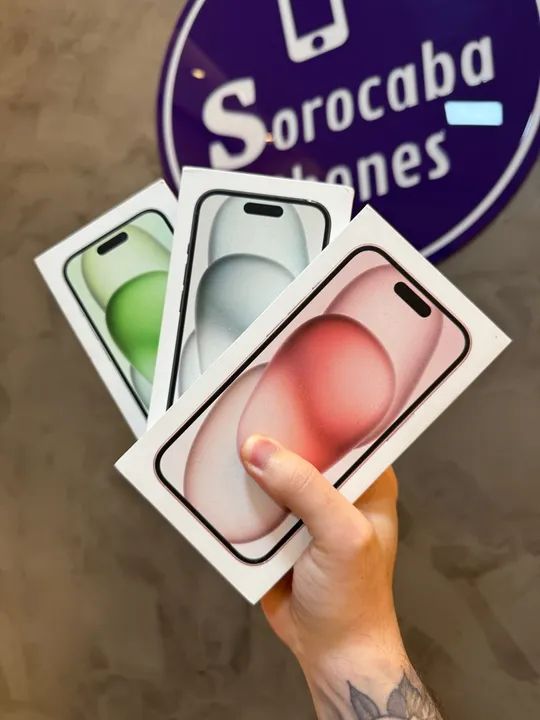 iPhone 15 128GB e 256GB - Novo Lacrado