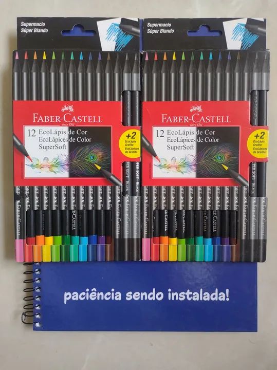 Kit caderno lápis Faber castell - Foto 4