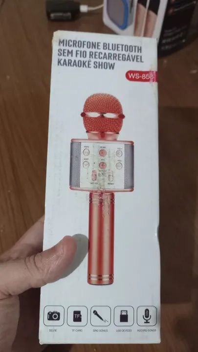 Microfone Karaokê multifuncional  - Foto 3
