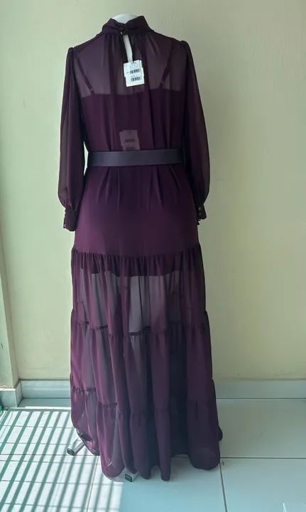 Vestido longo de festas, Novo, tamanho G, Delise. - Foto 2