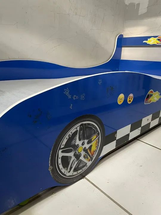 Cama Infantil Carrinho de Corrida