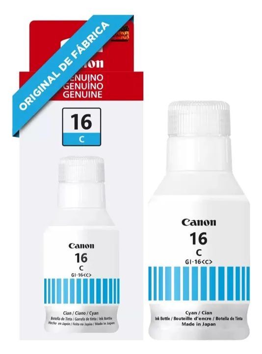 Cartuchos de Tinta Canon GI-16 - Cyan, Magenta e Yellow - Foto 3