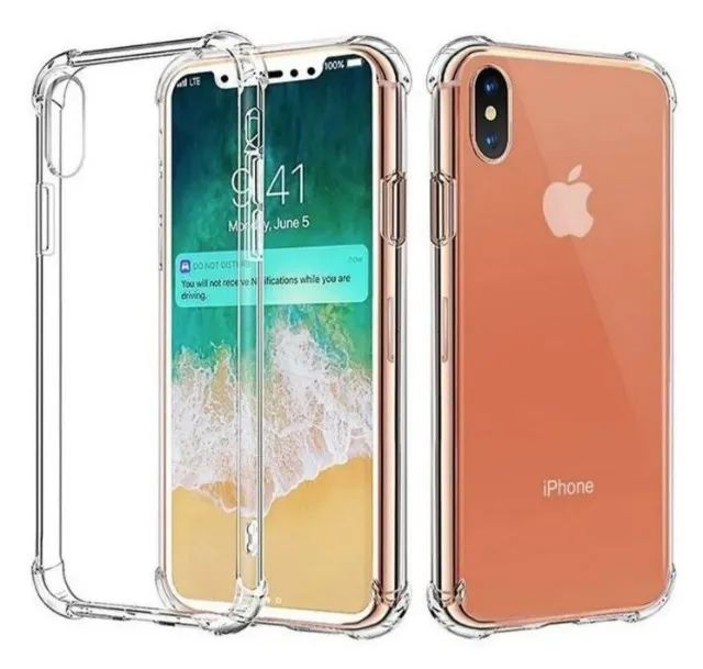 Capinha Anti Impacto Transparente Compatível iPhone XR