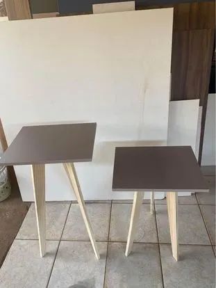 Mesinha decorativas cor capuccino 