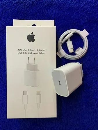 Carregador Iphone Turbo Fonte 20w usb-c - Novo